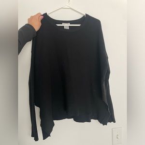 Black long sleeve sweater
